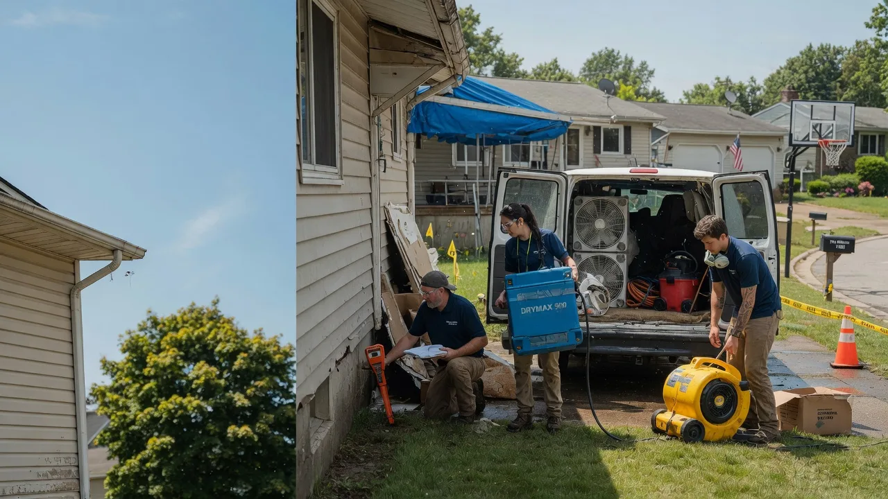 Ceiling Leak Cleanup in Independence, WI near me