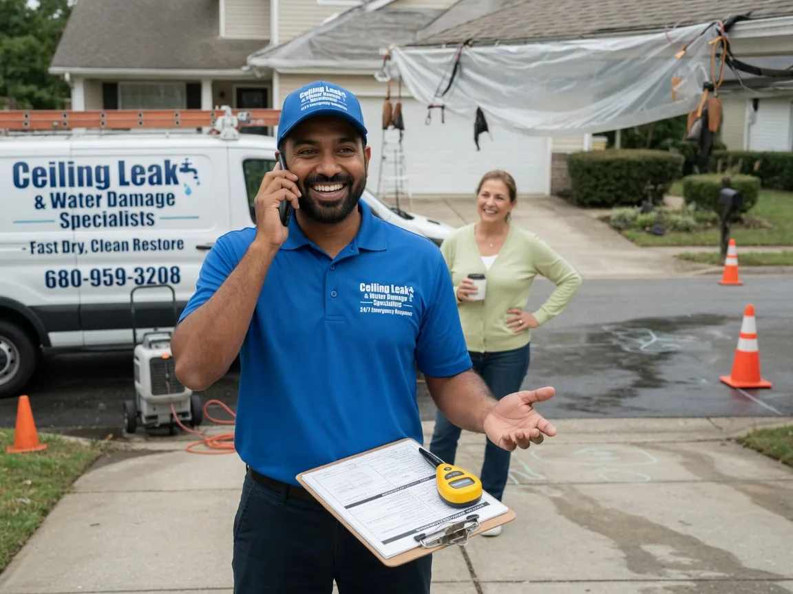 Ceiling Leak Cleanup Independence, WI FAQs